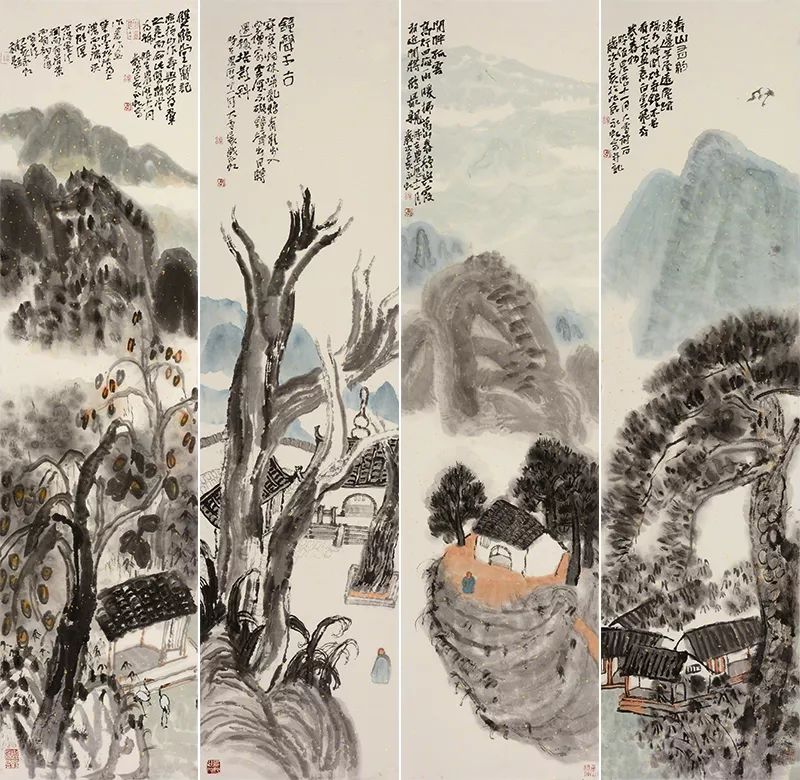 个山八友画展在北京宋庄隆重举行