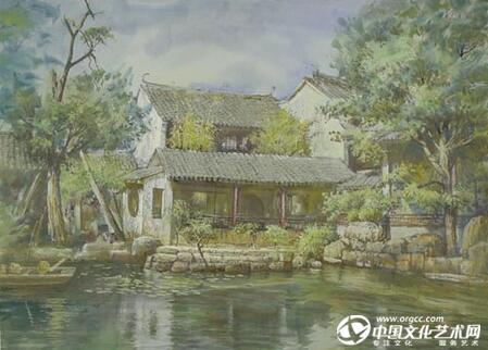 苏州园林，30x40cm ，2007.jpg