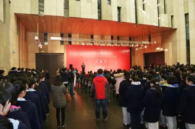 南京市宁海中学美术教育三十周年艺术作品展在省美术馆开幕