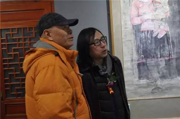 “情系高原 谢凯泽人物画作品展”在北京隆重开幕