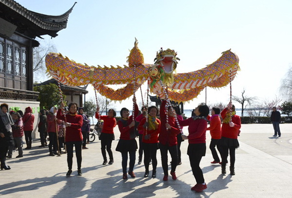 锦溪镇举办元宵节趣味活动（图）