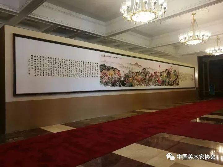 中联部和中国美协组织创作大型中国画为中国共产党与世界政党高层对话会献礼