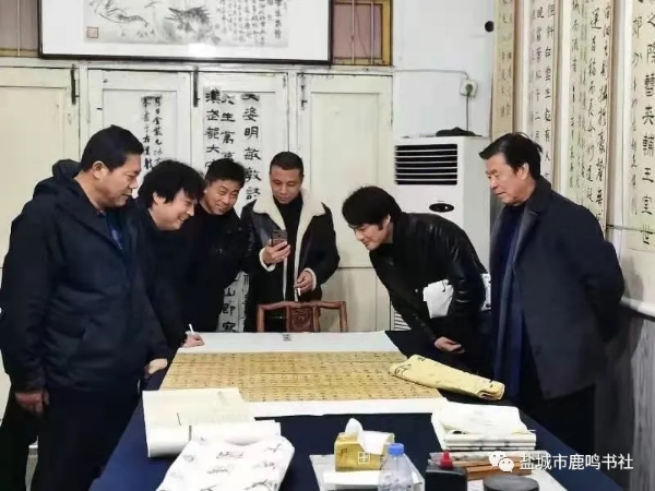 鹿鸣书社驻建湖社员迎新春研讨交流会举行